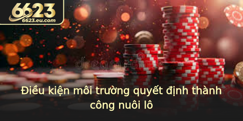 Điều kiện môi trường quyết định thành công nuôi lô