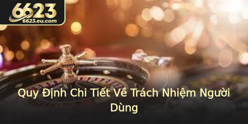 Quy Định Chi Tiết Về Trách Nhiệm Người Dùng Quy Định Chi Tiết Về Trách Nhiệm Người Dùng